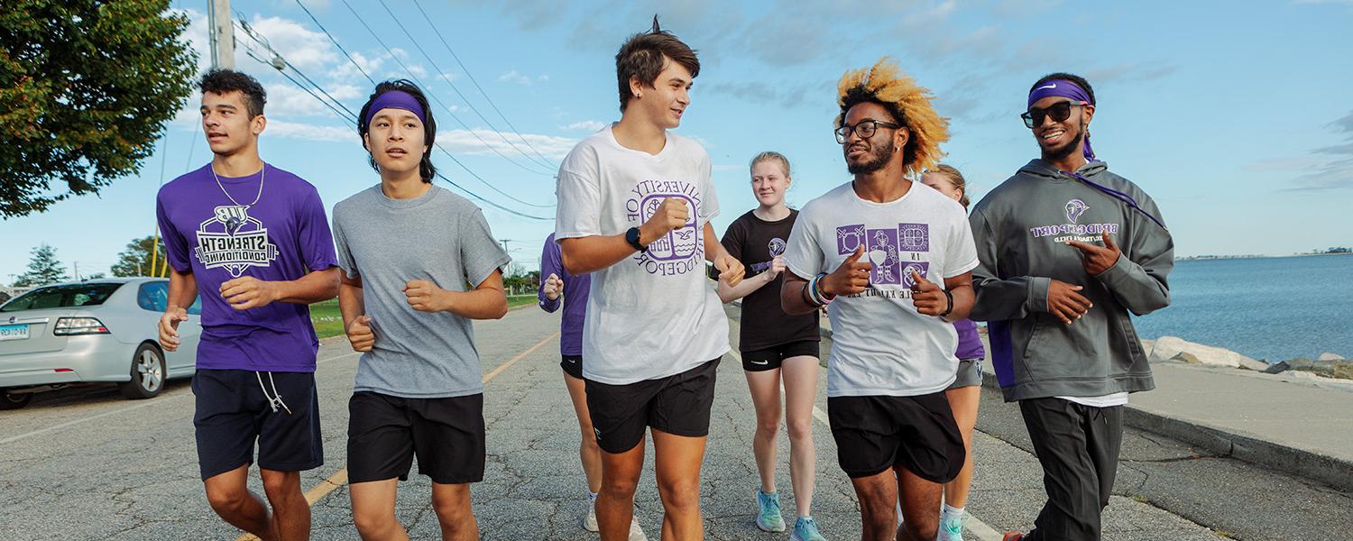 UB Students running